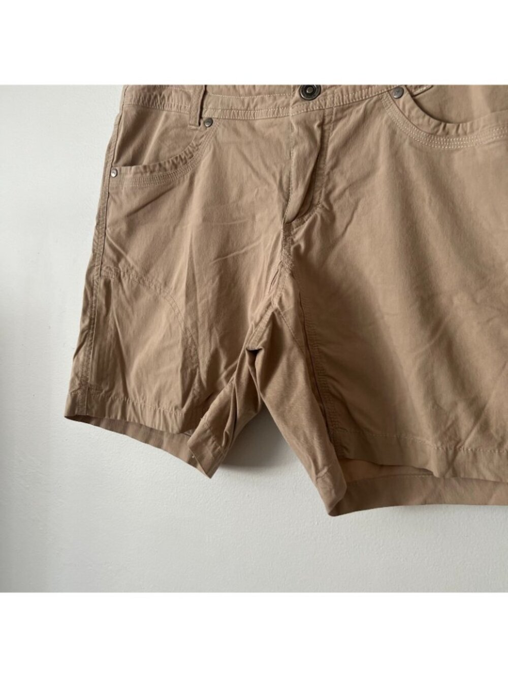 Kuhl Women's Splash 5.5" Khaki Hiking Outdoor Shorts Size 10 - Picture 2 of 8